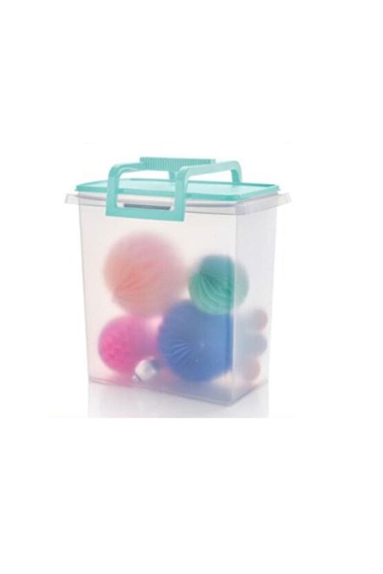 Çok Amaçlı Saklama Kabı Dikdörtgen 10 lt Mint