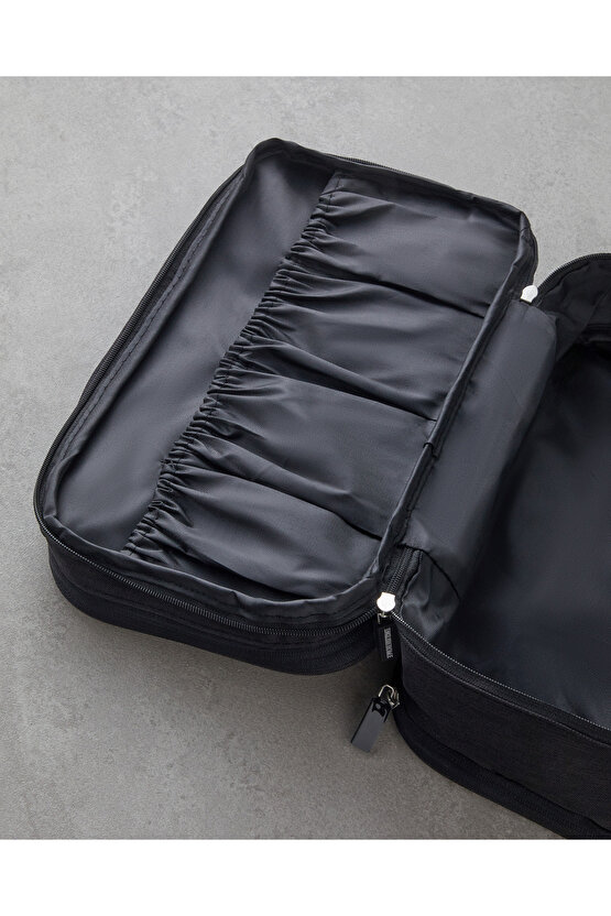 Steve Polyester Organizer Siyah