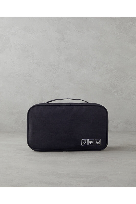 Steve Polyester Organizer Siyah