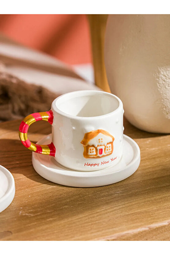 LCW HOME Karışık 2 Kişilik Porselen Kahve Fincan Takımı 90 Ml