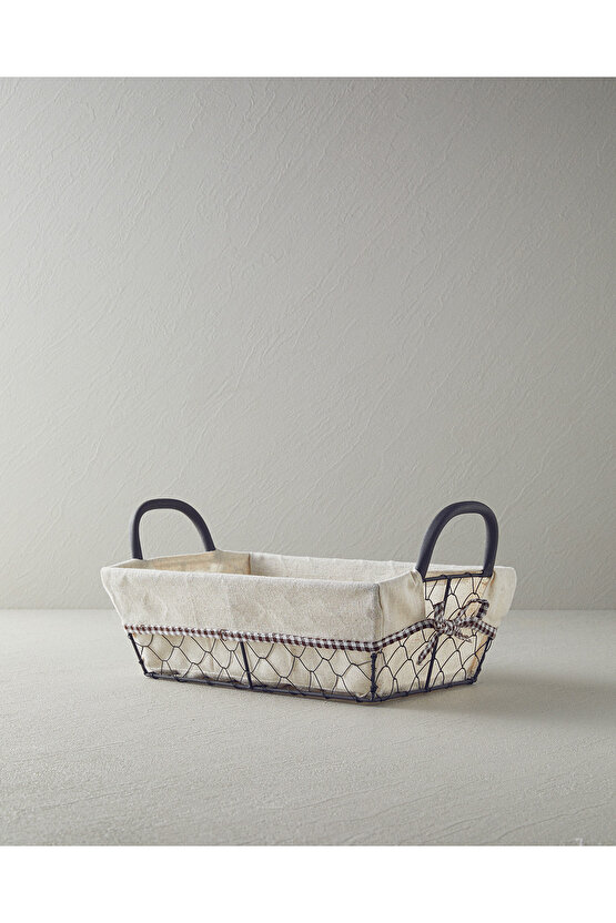 Lydia Metal Ekmek Sepeti Bej