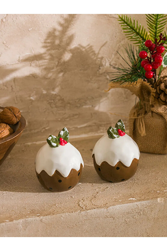 LCW HOME Karışık Baskılı Seramik Tuzluk Ve Biberlik