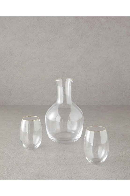 Starry Styl? 3 Parça Karaf 350 Ml + 1800 Ml Altın