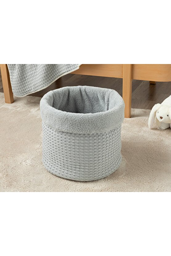 Natural Oyuncak Sepeti 35x40 Cm Gri