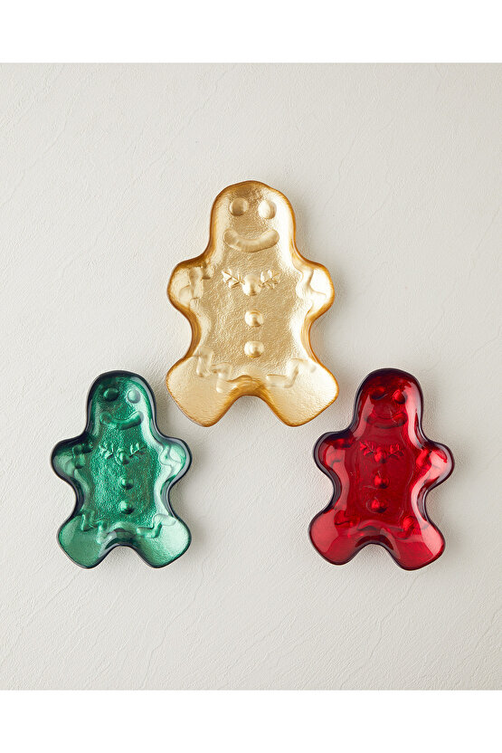 Gingerman Cam Çerezlik 17 cm Yeşil