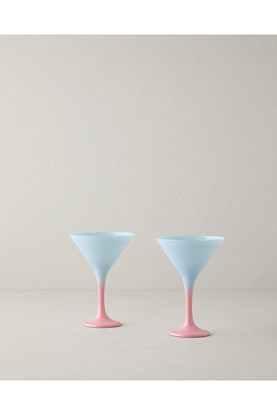 Whitney Cam 2li Cup 175 ml Mavi - Pembe