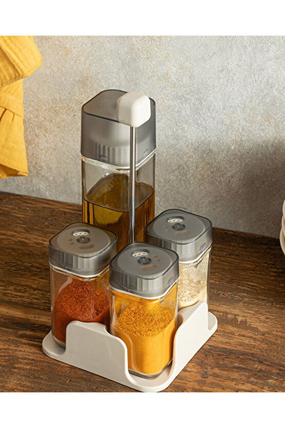 Symbol Cam 4lü Baharatlık Krem