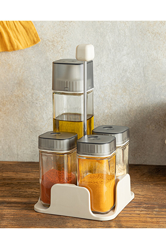 Symbol Cam 4lü Baharatlık Krem