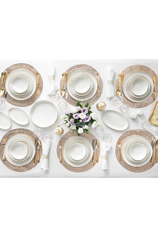 Torino Porselen Tuzluk-biberlik 5,5x5 Cm Gold