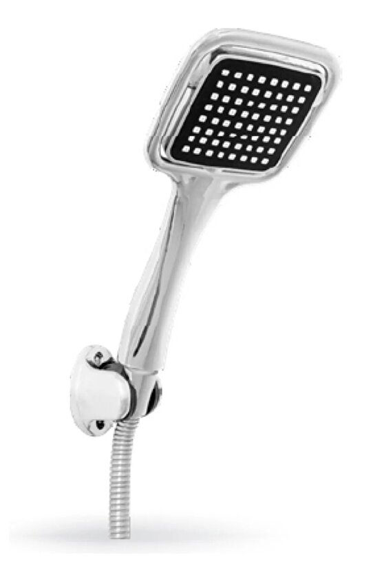 Kare Duş Seti 3’lü – Duş Başlığı, Hortum ve Montaj Aparatı | Kolay Kurulum & Paslanmaz