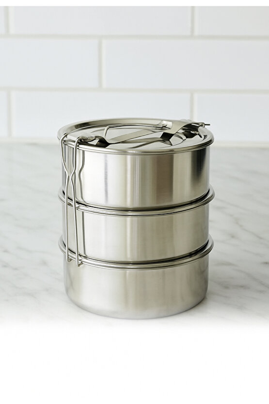 İki Kişilik Sefer Tası 3’lü 14 cm Genişlik 6 cm Yükseklik