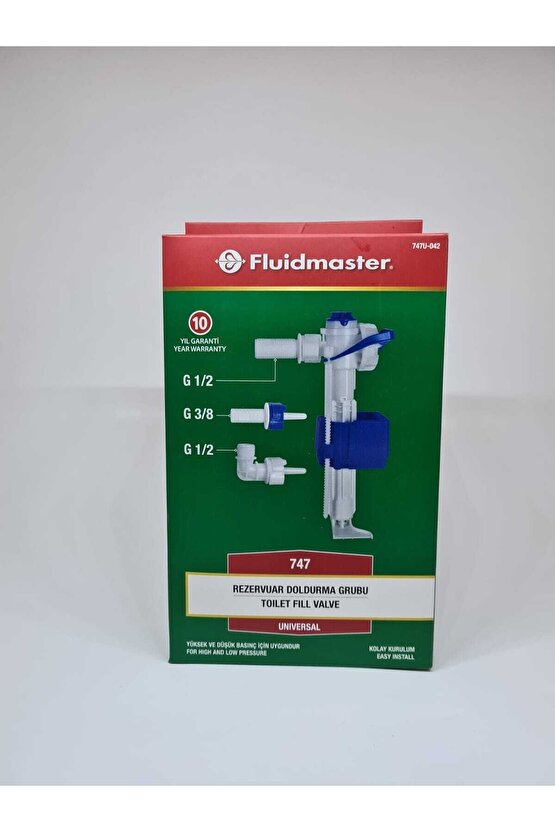 Gömme Rezervuar Flatör 3 Farklı Bağlantı Aparatlı