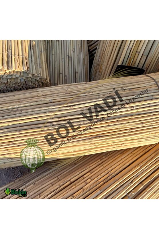 BOL VADİ 2X2.5 DOĞAL HASIR KAMIŞ BAMBU yükseklik iki genişlik iki buçuk