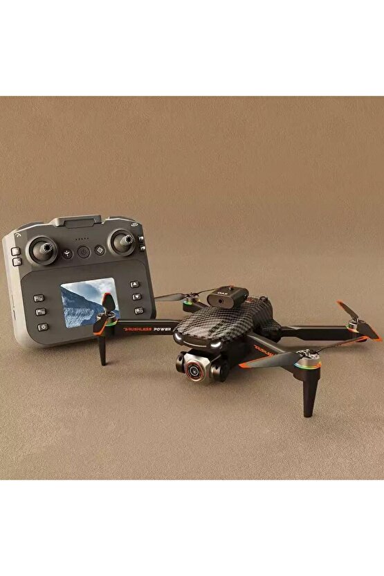 Esc Kamera Drone Fırçasız Motor Uzaktan Kumanda Ekran Soğuk Işıklar 2.4G Rc Quadcopter İrtifa Tutun