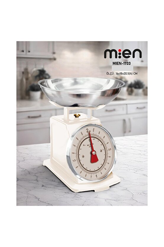 Mekanik Mutfak Terazisi 2 Kg – Analog Klasik Terazi