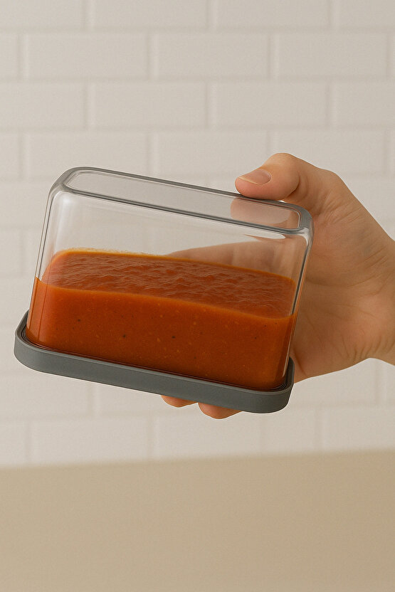 3lü Şeffaf Gıda Saklama Kabı Seti Kapaklı, Pratik ve Sağlıklı Saklama Çözümü