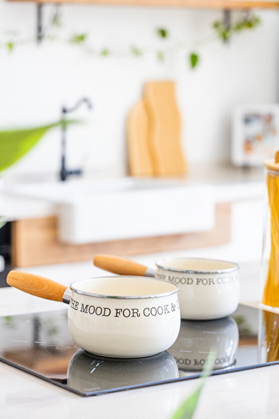 Mood Emaye Sütlük Sosluk Derin Sos Tavası 14 cm