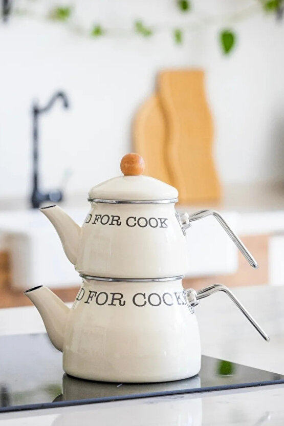 Mood Serisi Emaye Çaydanlık