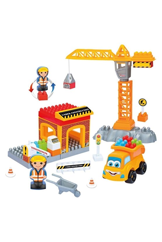 Unisex  Çocuk   Benim  İlk   İnşaatım Eğitici Blok Oyun Seti 43 Parça  03160