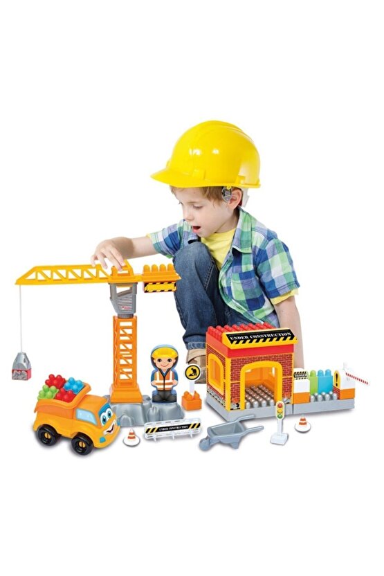 Unisex  Çocuk   Benim  İlk   İnşaatım Eğitici Blok Oyun Seti 43 Parça  03160