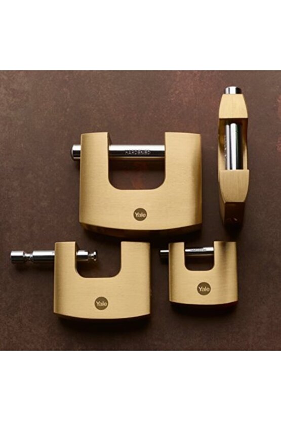 Kilit Y114901271 90 Mm Oval Kayar Pimli Pirinç Asma Kilit