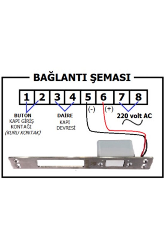 Kumandalı Elektrikli Bas-aç Smart Lock Elektromanyetik Bas Aç