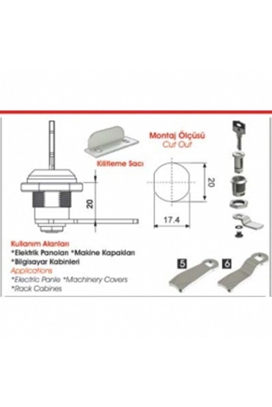 Sermak Mandallı Kilit 201 1