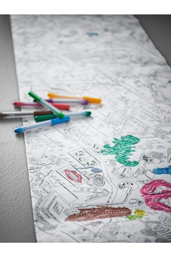 Mala Keçeli Kalem Boyama Seti 12 Li