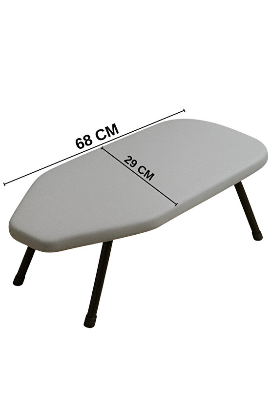 Mini Ütü Masası Pratik Konforlu Taşınabilir Portatif Hafif Asılabilir Seyahat Kompakt Ütü Masa 29x68