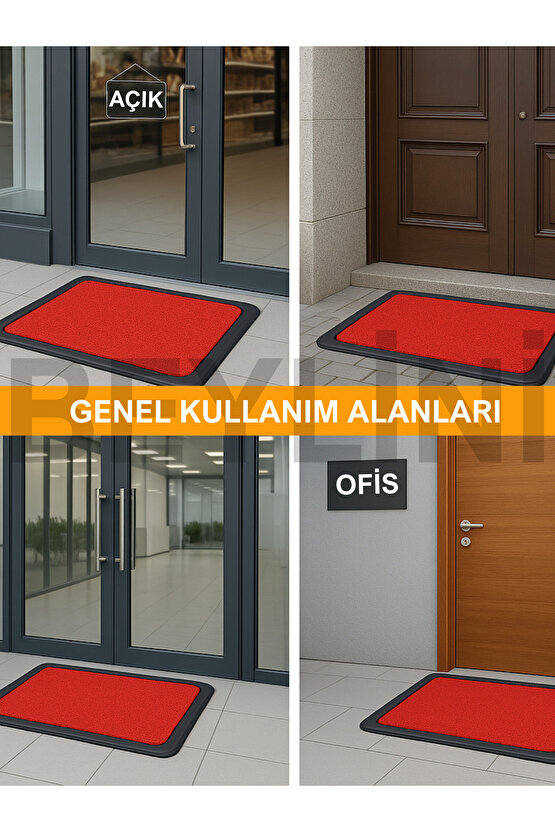 Dezenfektan Hijyen Paspası Dış Kapı Ev Ofis Apartman Giriş Halısı Kıvırcık Paspas Kaydırmaz Havuzlu