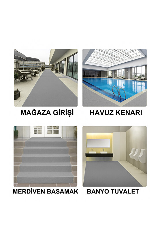 Kıvırcık Paspas İç Dış Zemin Halı Yolluk Kapı Önü Havuz Banyo Duş İş Yeri Apartman Paspası 12mm