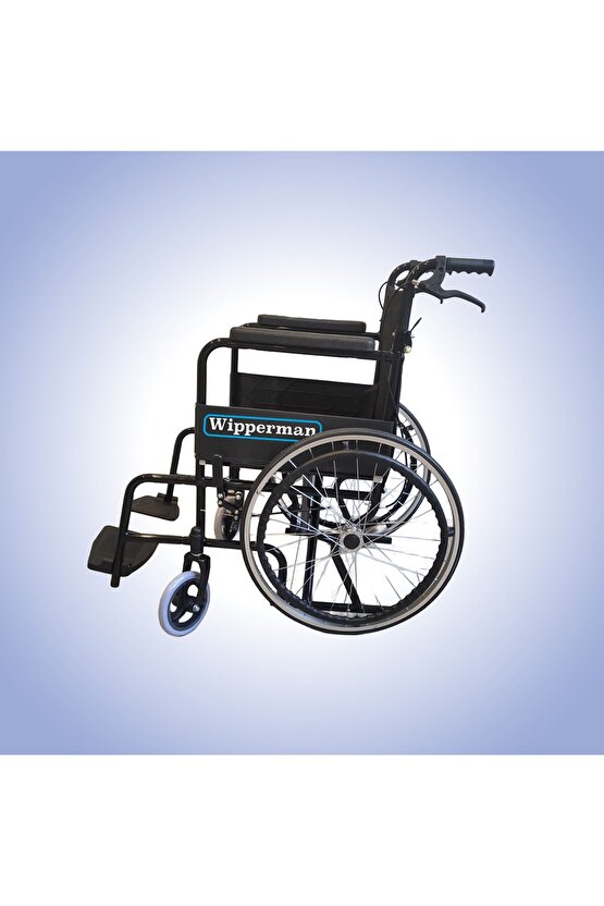 Wipperman marka Refakatçi Frenli Ekonomik Manuel Tekerlekli Sandalye