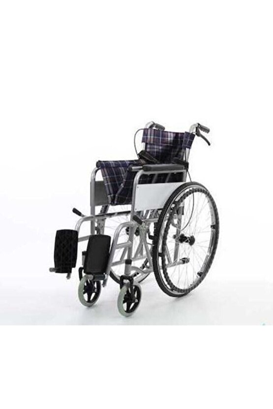 Ekose Tekerlekli Sandalye Katlanabilir