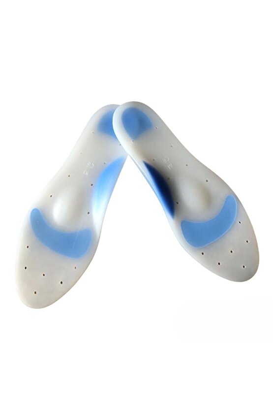 Ark Takviyeli Taban Düşüklüğü Düz Taban Içe Basma Destekli Anatomik Silikon Ayakkabı Tabanlığı