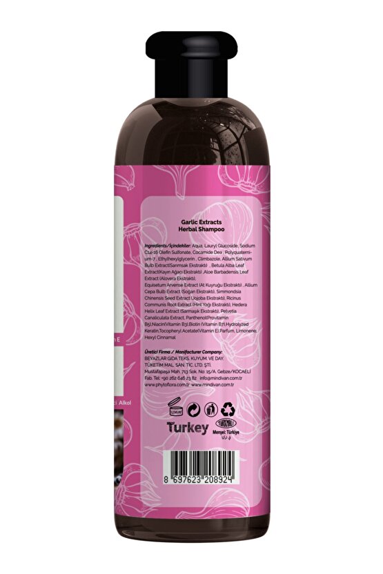 Tuzsuz Yağlı Ve Dökülen Ve Kepekli Saçlara Özel Sarımsak Özlü Bitkisel Şampuan