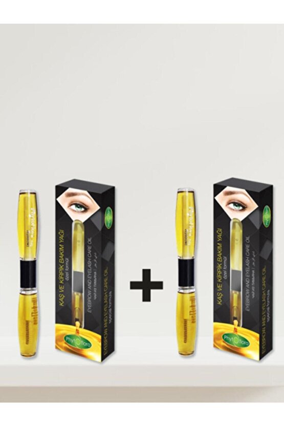 (2 Adet) Kaş Kirpik Bakım Yağı | Doğal E Vitaminli 10+10 ml