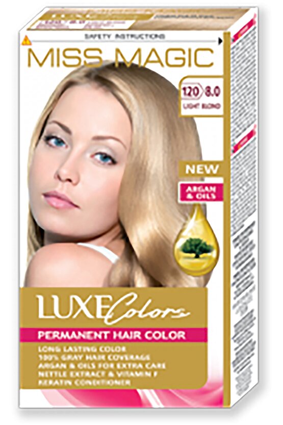 Saç Boyası (set Boya) Açık Sarı 8,0 (120 Lıght Blond)