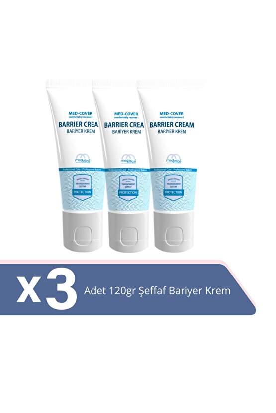 Şeffaf Bariyer Krem 120gr X 3 Adet