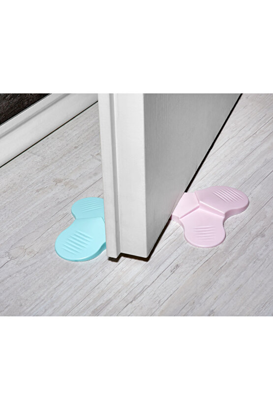 2 Adet - Silikon Kapı Stoperi Üç Kademeli