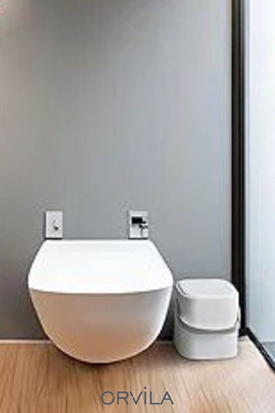 Otomatik Click Kapaklı Tutma Saplı İç Kovalı Tezgah Üstü Mutfak Çöp Kovası 4 LT.