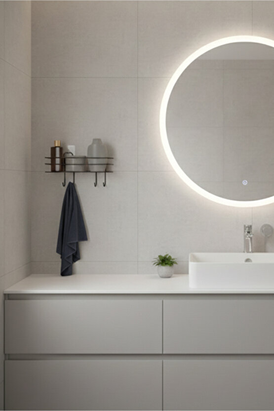 Kendinden Yapışkanlı Asılabilir Kancalı Banyo ve Mutfak Düzenleyici Organizer - Siyah