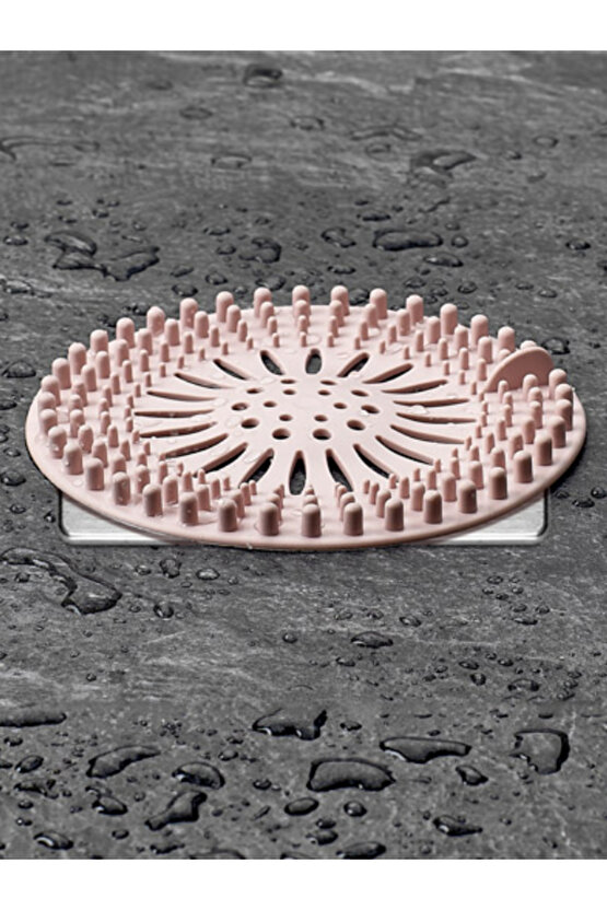 Silikon Yuvarlak Lavabo Süzgeci Kaymaz Süzgeç