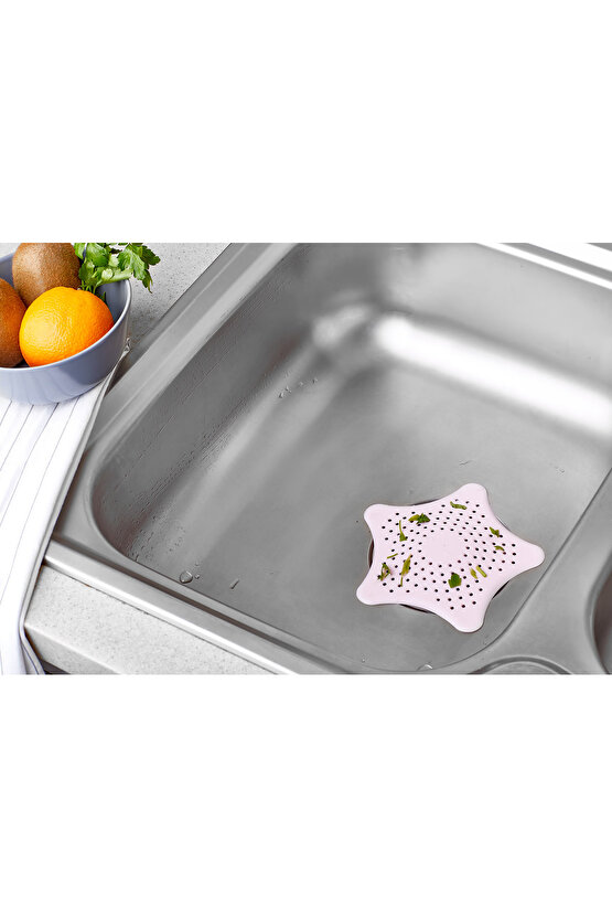 Yıldız Şekilli Lavabo Banyo Küvet Gider Süzgeçi