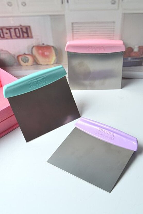 Hamur Doğrayıcı Çelik Spatula Sebze Ve Meyve Dilimleyici Spatula