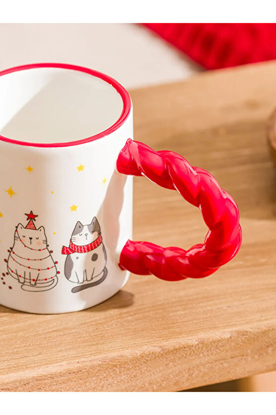 LCW HOME Karışık Yılbaşı Temalı Seramik Kupa 300 Ml