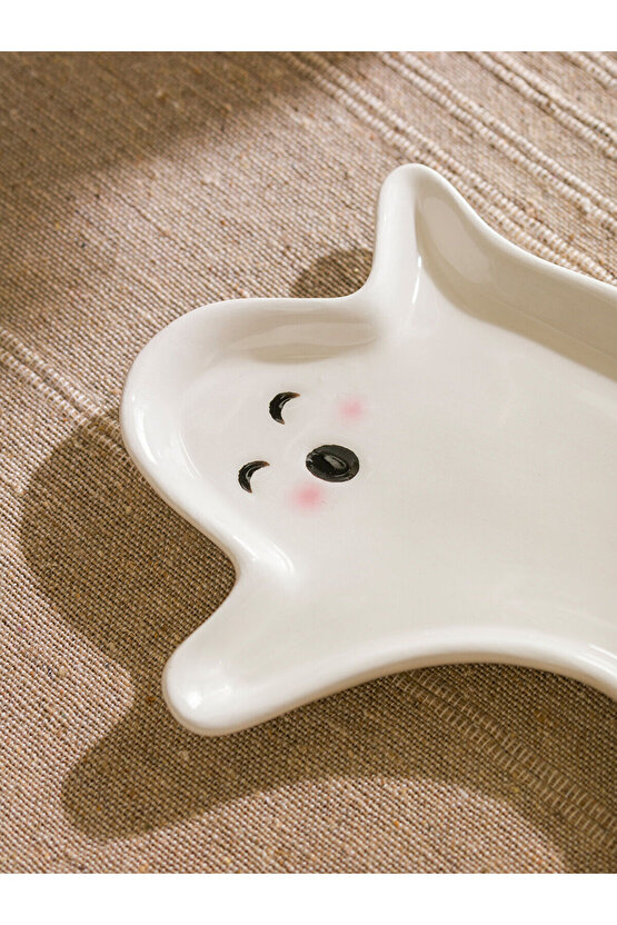 Hilfa Yeni Sezon Hayalet Figürlü Seramik Çerezlik 18 cm