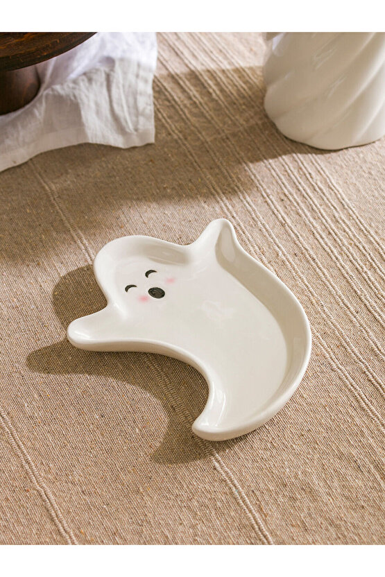 Hilfa Yeni Sezon Hayalet Figürlü Seramik Çerezlik 18 cm