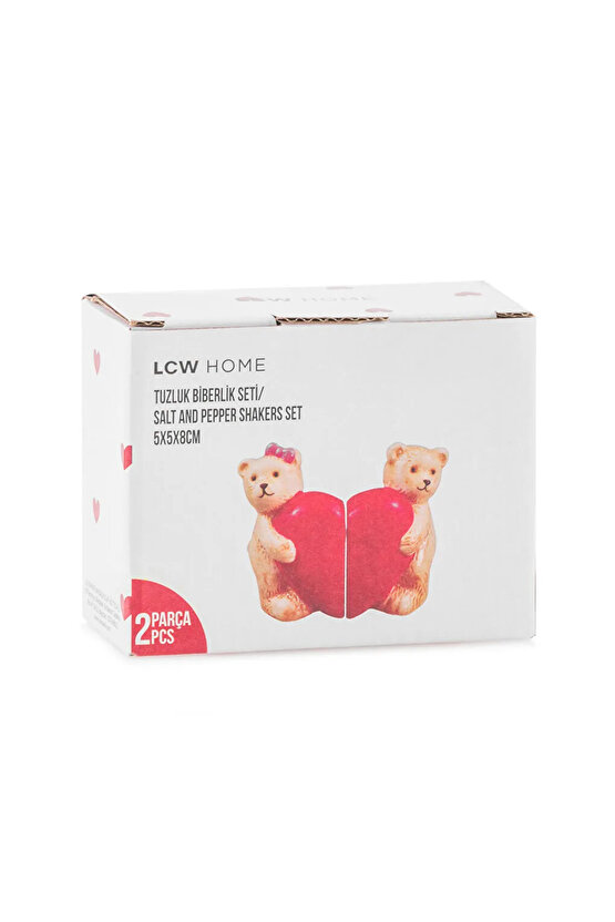 LCW HOME Karışık Kalpli Ayı Figürlü Tuzluk