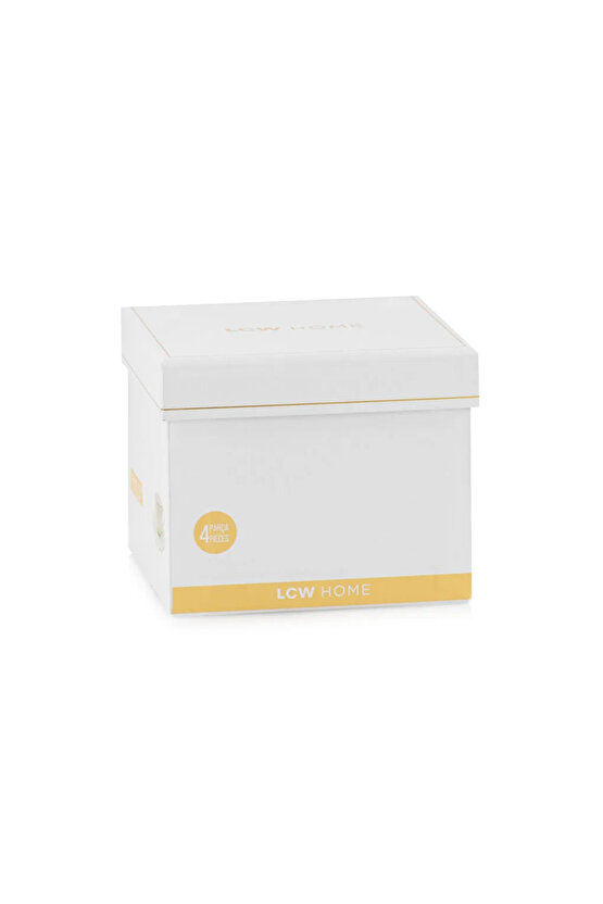 LCW HOME Beyaz 2 Kişilik Porselen Kahve Fincan Takımı 115 Ml