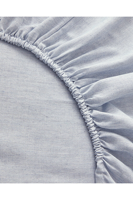 Comfy Plain Tek Kişilik Nevresim Takımı Mavi - Bej